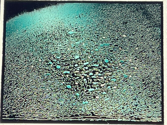 June Wayne “Viridian” Modern American Lithograph Art 35mm Slide
