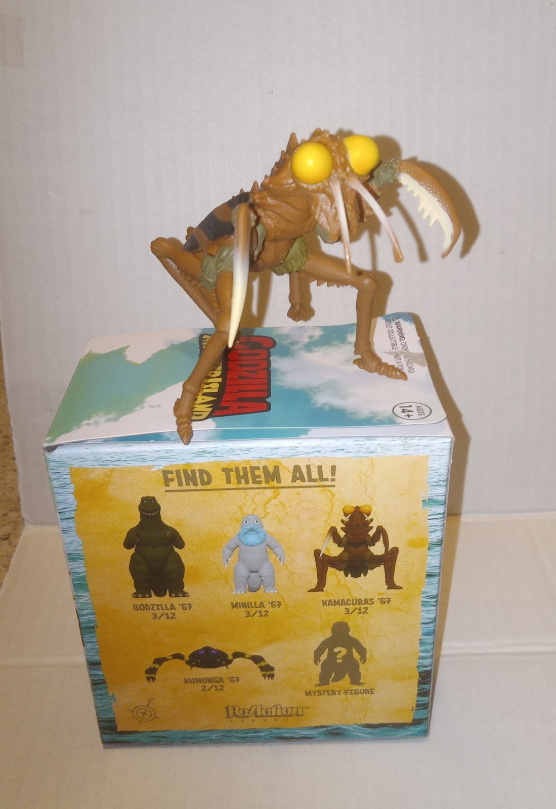 Super7 ReAction Wave 13 Godzilla Showa Monster Island KAMACURAS \'67