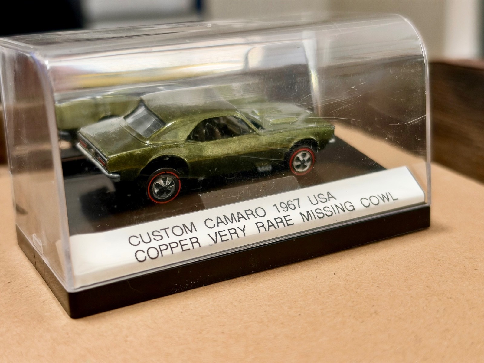 Vintage Hot Wheels US Custom Camaro in Super Rare Copper 