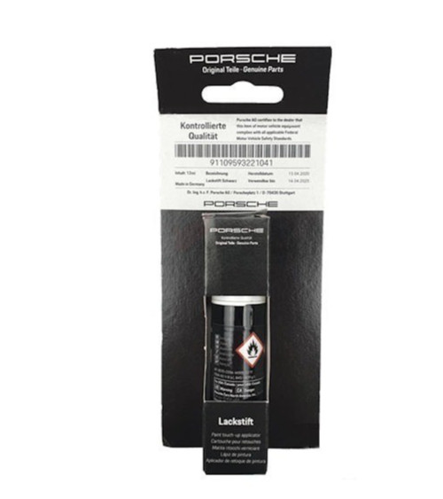 Genuine OEM Porsche Paint Touch-Up Applicator (911-095-932-21-041)  041 BLACK