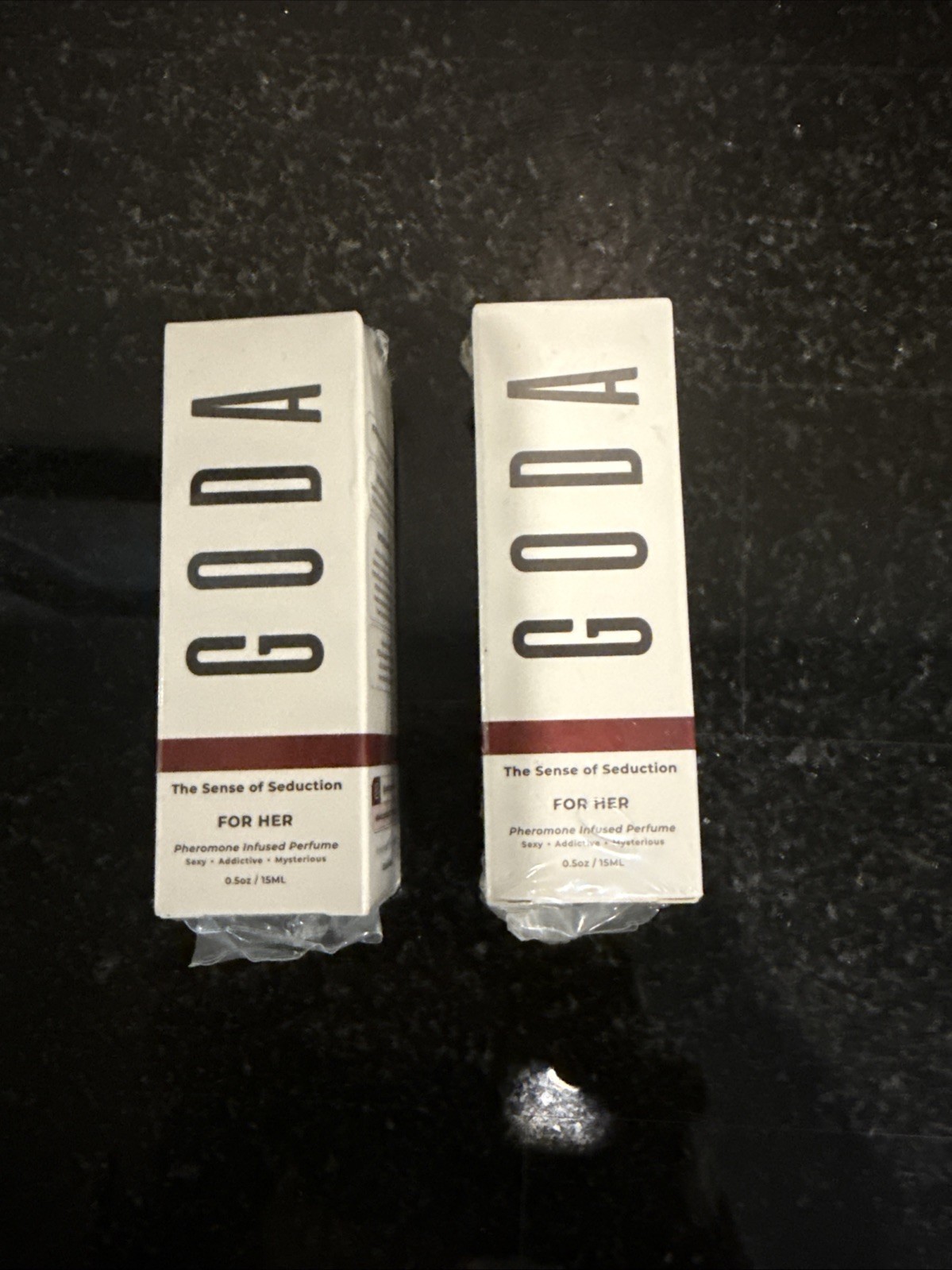GODA The Sense of Seduction For her Pheromone Infused Perfume, 0.5 fl oz X2 GODA The Sense of Seduction For her Pheromone Infused Perfume, 0.5 fl oz X2