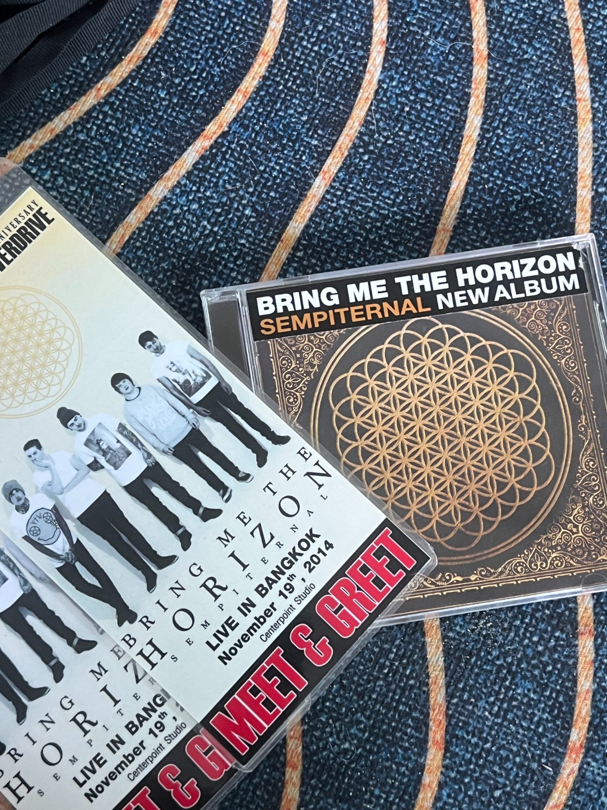 bring me the horizon signed cd