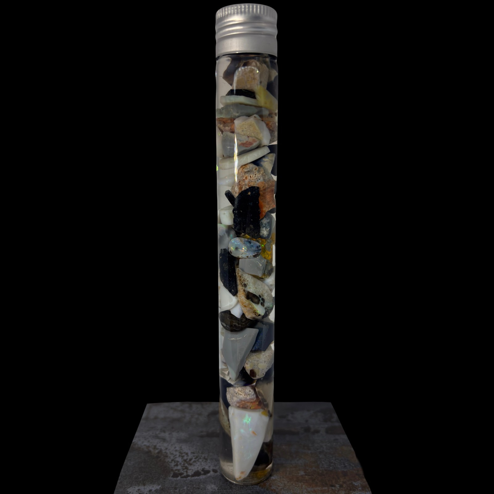 The World Mix Collectible Opal Jar - Large The World Mix Collectible Opal Jar - Large