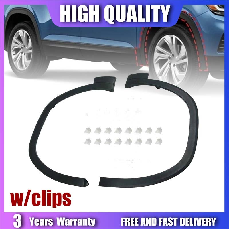 Pair Fender Flares Front Wheel Opening Molding For 2018-2021 Volkswagen Atlas