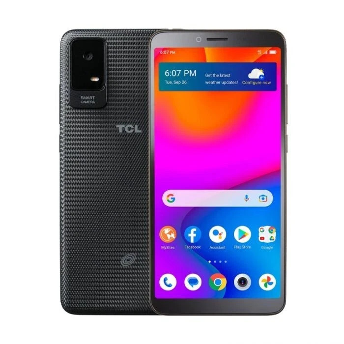 New TCL  T607DL UNLOCKED WORLDphone  3.5mm jack SD mem slot Android 14 FM Radio