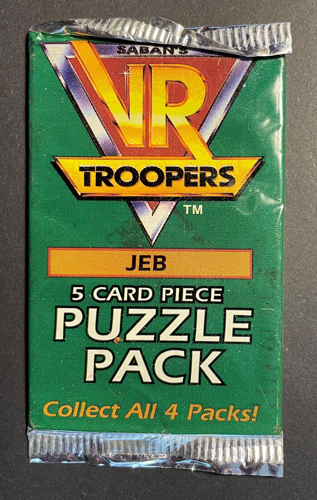 1995 Saban's VR Troopers 5 Card Piece Puzzle Pack
