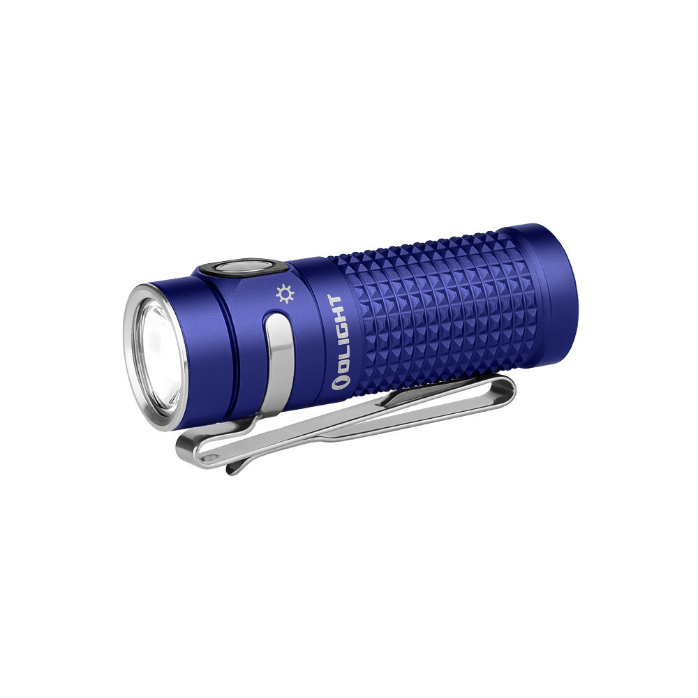 Olight Baton 4 Regal Blue Waterproof Rechargeable Flashlight, 1300 Lumens
