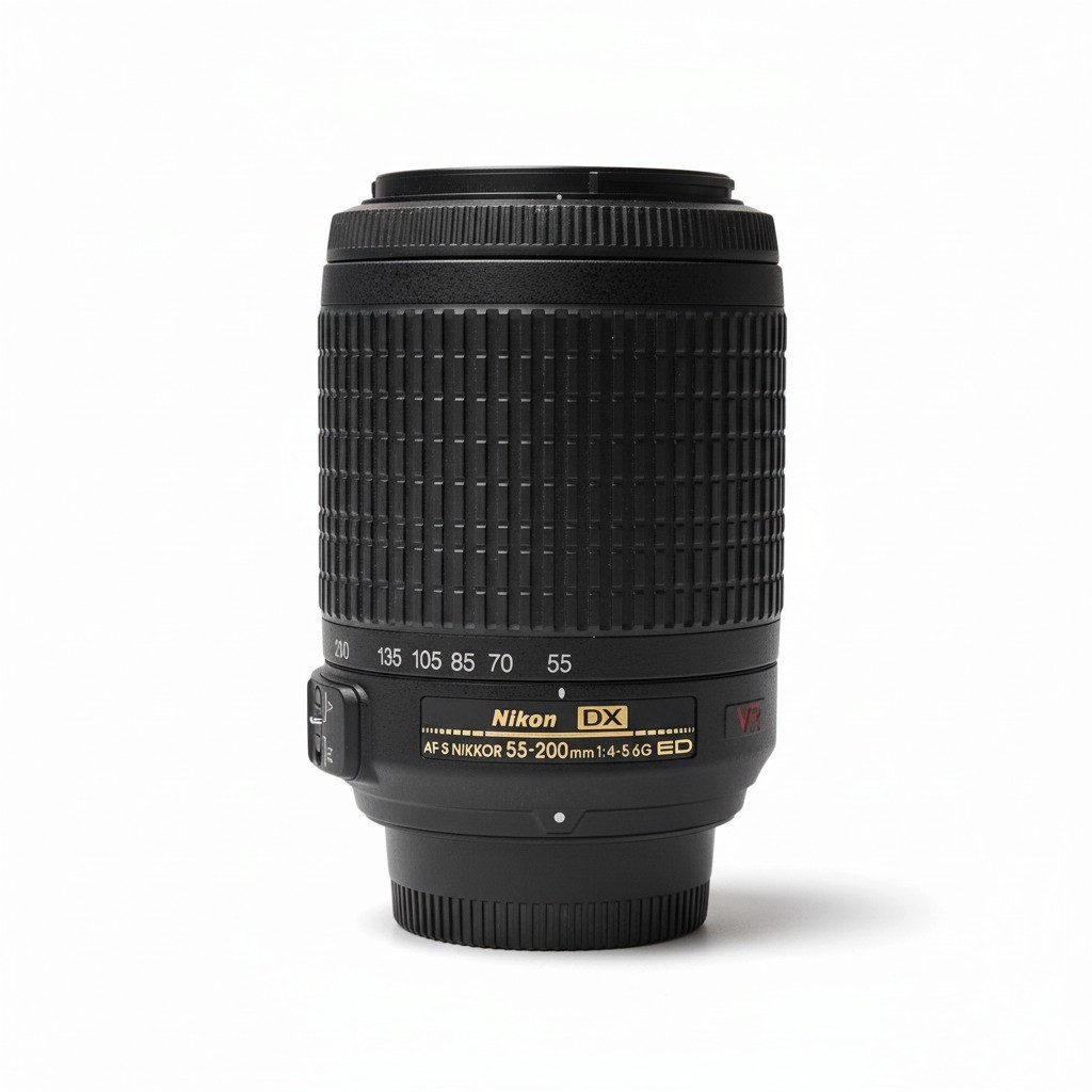 Nikon AF-S DX VR Zoom-Nikkor 55-200mm f/4-5.6G IF-ED Telephoto Camera Lens Nikon AF-S DX VR Zoom-Nikkor 55-200mm f/4-5.6G IF-ED Telephoto Camera Lens