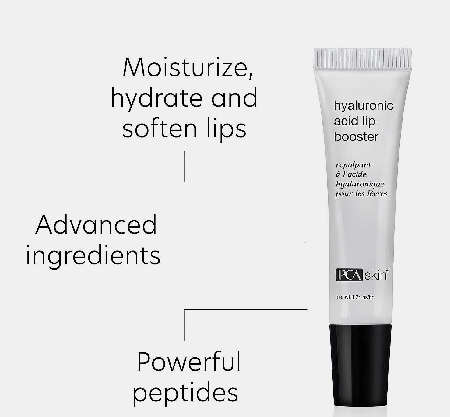 PCA SKIN Hyaluronic Acid Hydrating Lip Booster, Plumper 0.24oz Peptides PCA SKIN Hyaluronic Acid Hydrating Lip Booster, Plumper 0.24oz Peptides