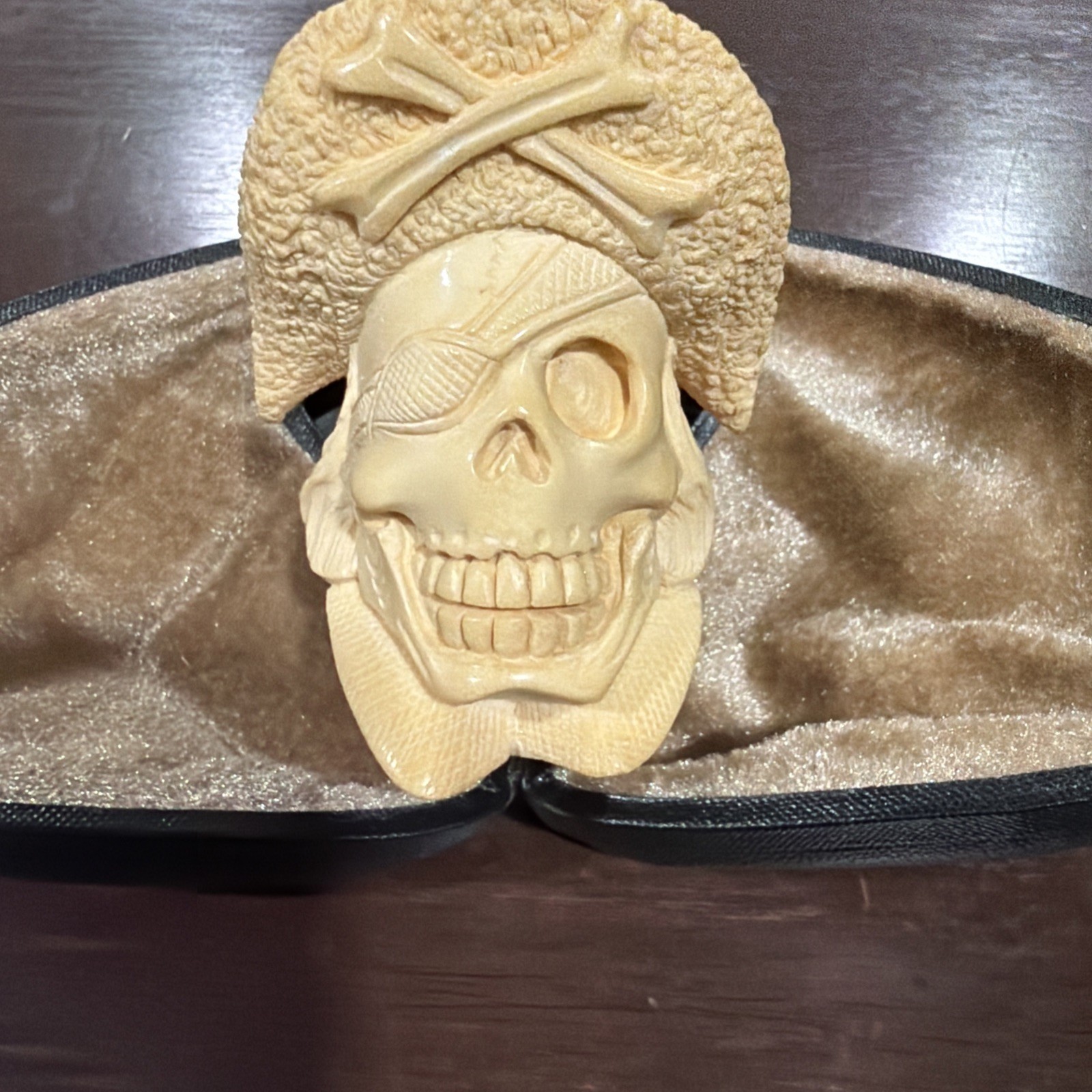 meerschaum pipes vintage hand carved new Pirate Skeleton meerschaum pipes vintage hand carved new Pirate Skeleton