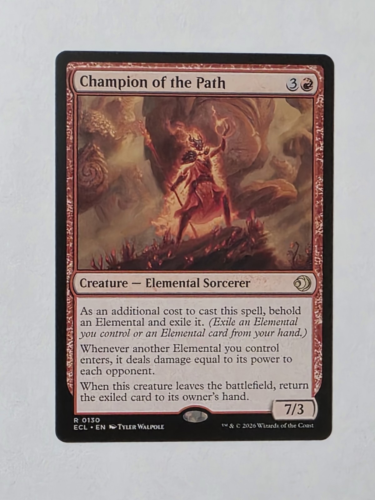 Champion of the Path - Lorwyn Eclipsed - Regular - Near Mint/Unplayed