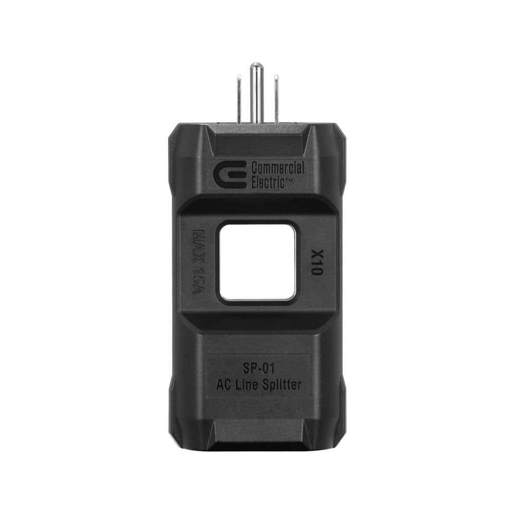 AC Line Splitter 10x Multiplier 120V 15A Clamp Meter Current Measurement Tool