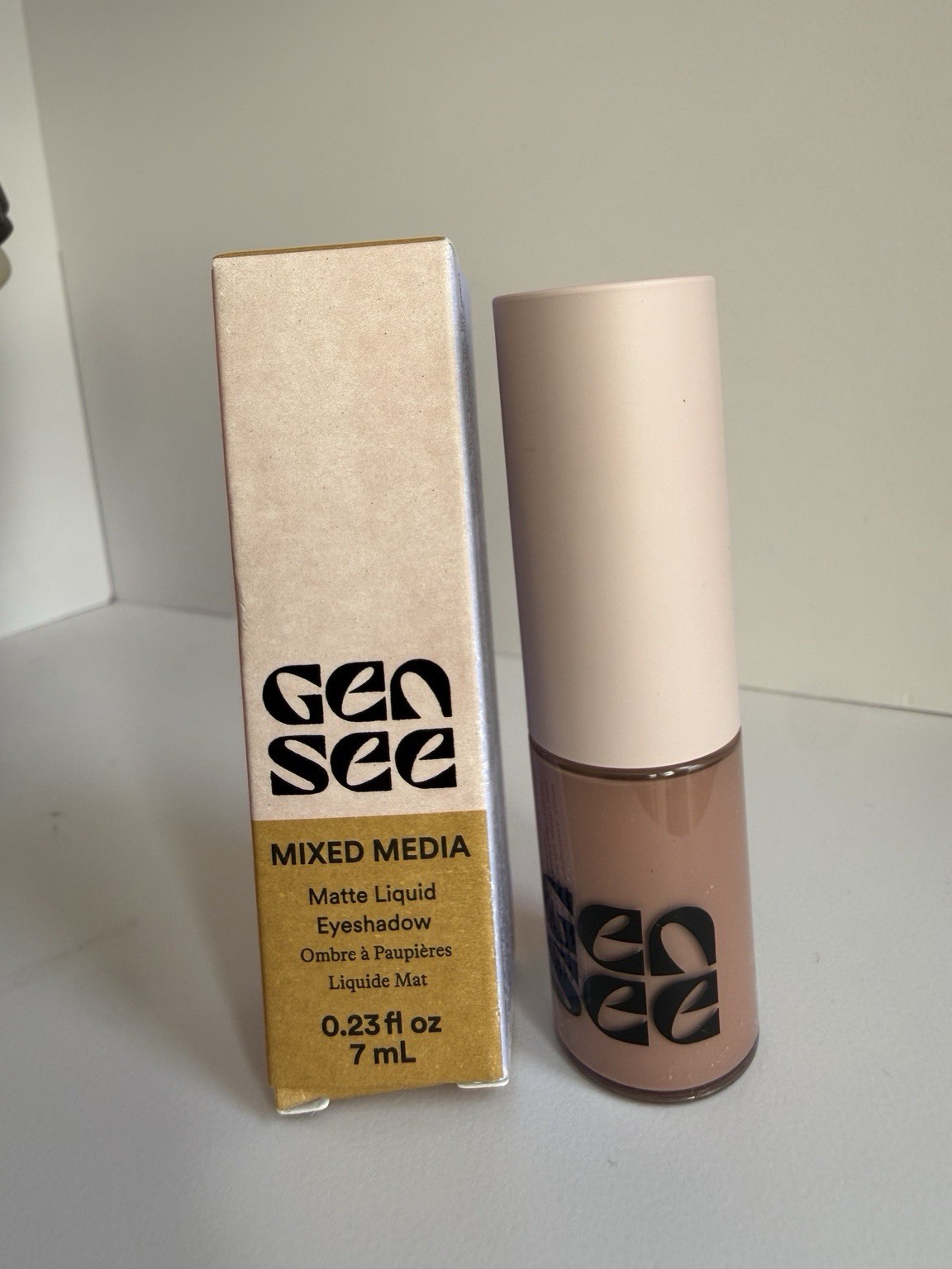 Gen See Mixed Media Matte Liquid Eyeshadow Rose Water 07 0.23 oz New