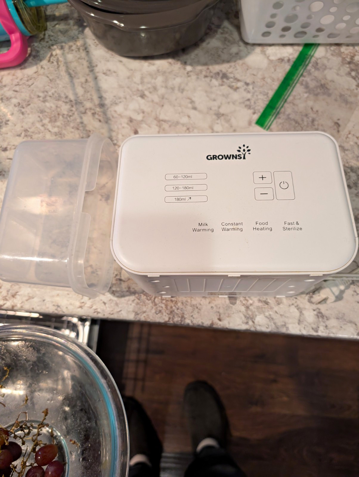 GROWNSY W3 Baby Bottle & Food Warmer Sterilizer, Adjustable Fast Sterilize GROWNSY W3 Baby Bottle & Food Warmer Sterilizer, Adjustable Fast Sterilize