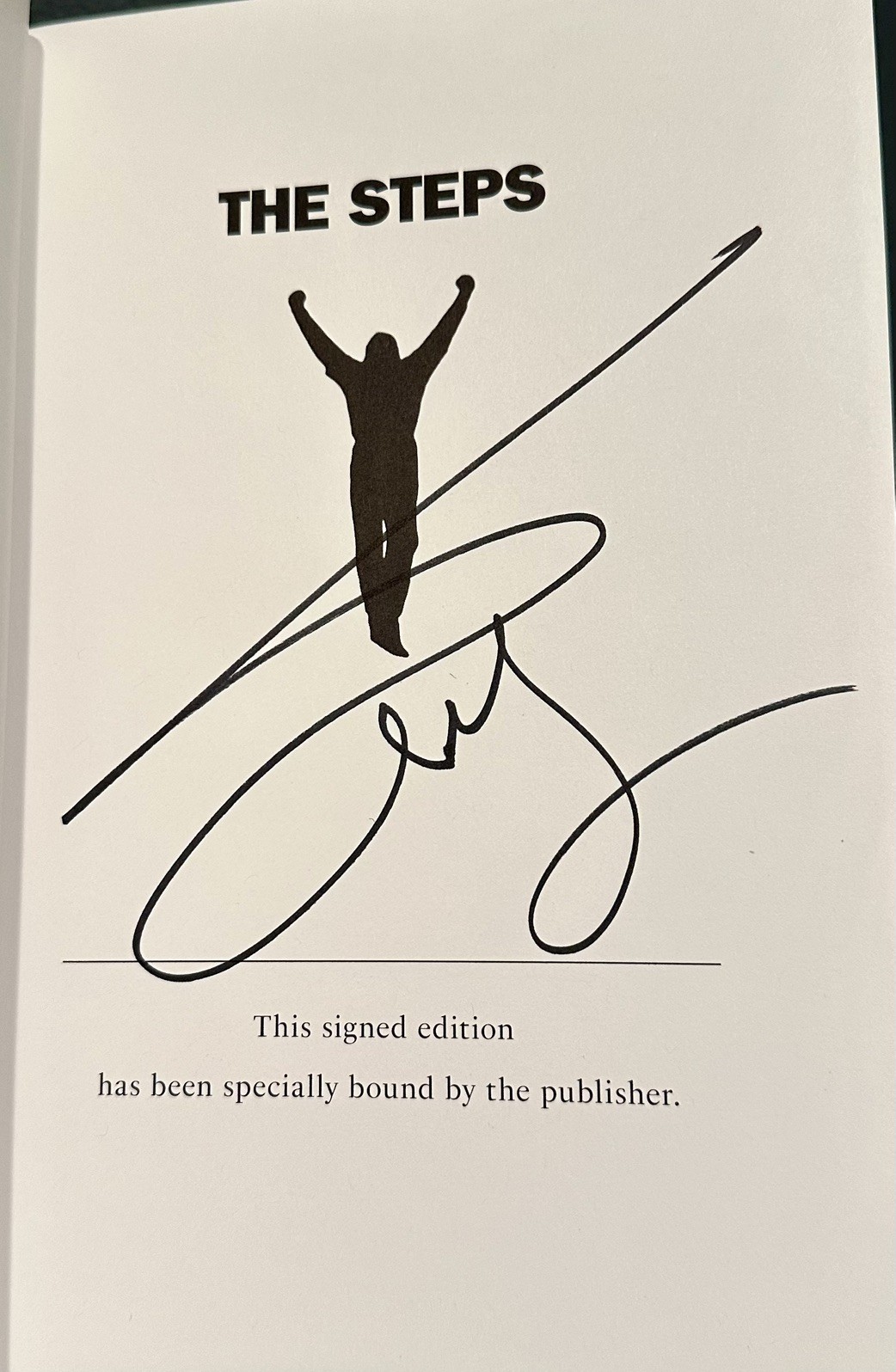 Sylvester Stallone SIGNED The Steps Memoir Hardcover Autographed 1st Ed IN HAND
