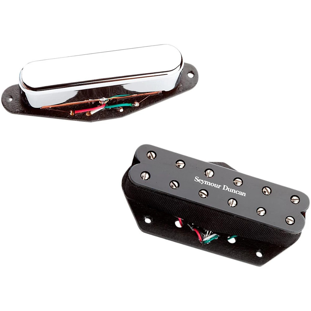Seymour Duncan Little 59/Vintage Stack Pickup for Tele Set Black & Chrome