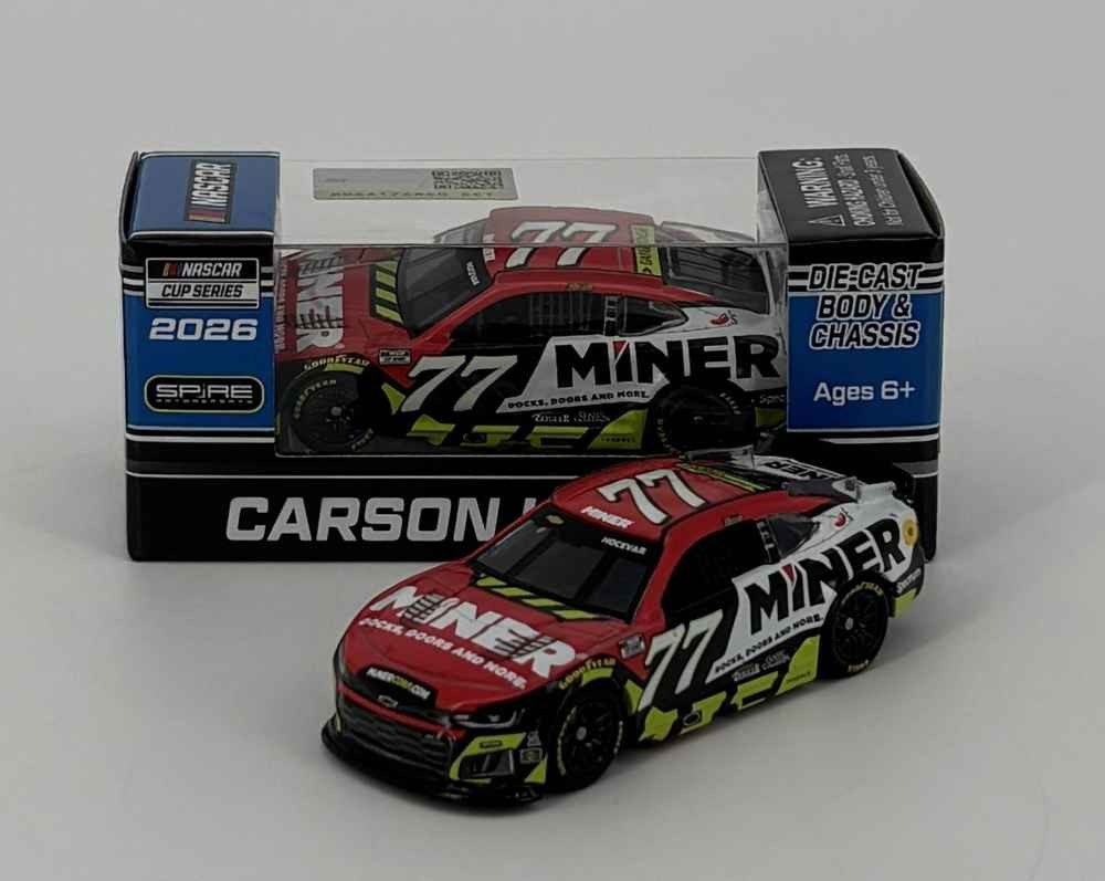 Carson Hocevar 2026 Lionel Racing #77 Miner Chevy Camaro 1/64 Carson Hocevar 2026 Lionel Racing #77 Miner Chevy Camaro 1/64