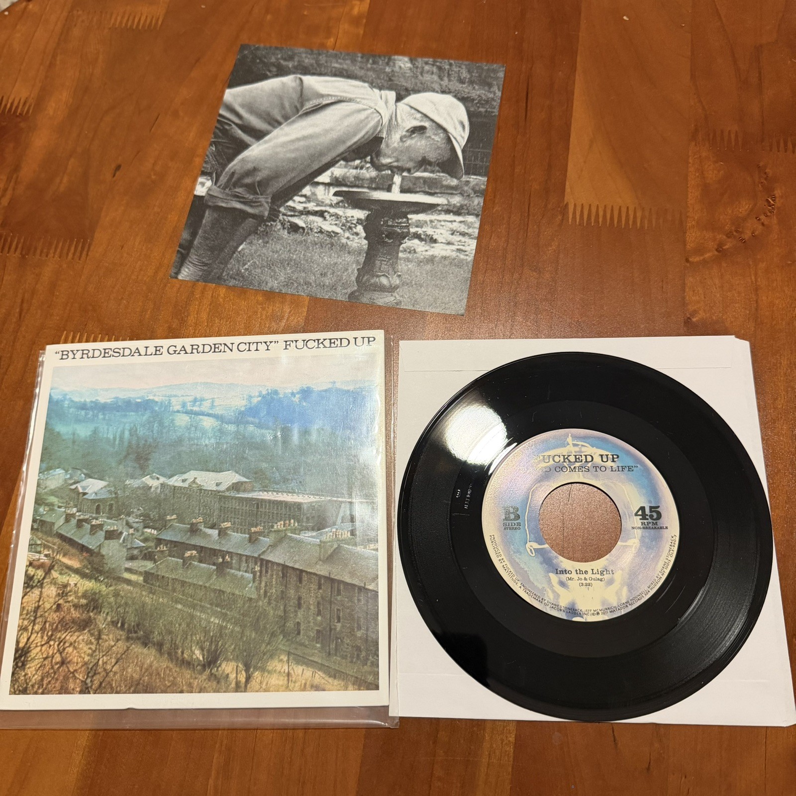 Fucked Up Byrdesdale Garden City / Into The Light 7” Cold World Ceremony Fucked Up Byrdesdale Garden City / Into The Light 7” Cold World Ceremony