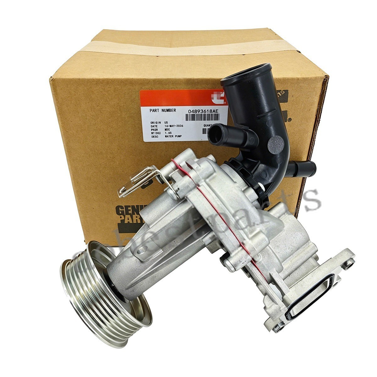 NEW Water Pump 04893618AB 04893618AE 50055694 For Jeep Cherokee 2.0L L4 2019-23