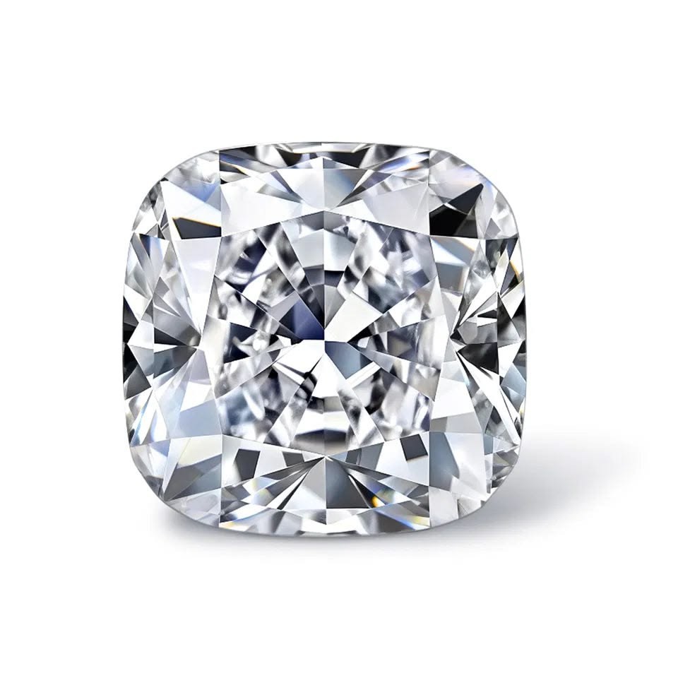 Natural Lab Grown Diamond 1Ct Cushion Cut Natural D Color VVS1 Clarity Certified