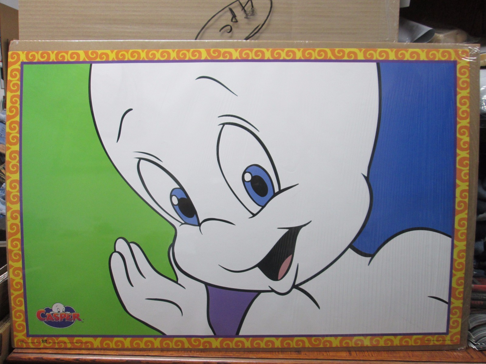 vintage 1996 Casper the Friendly Ghost cartoon poster   12252