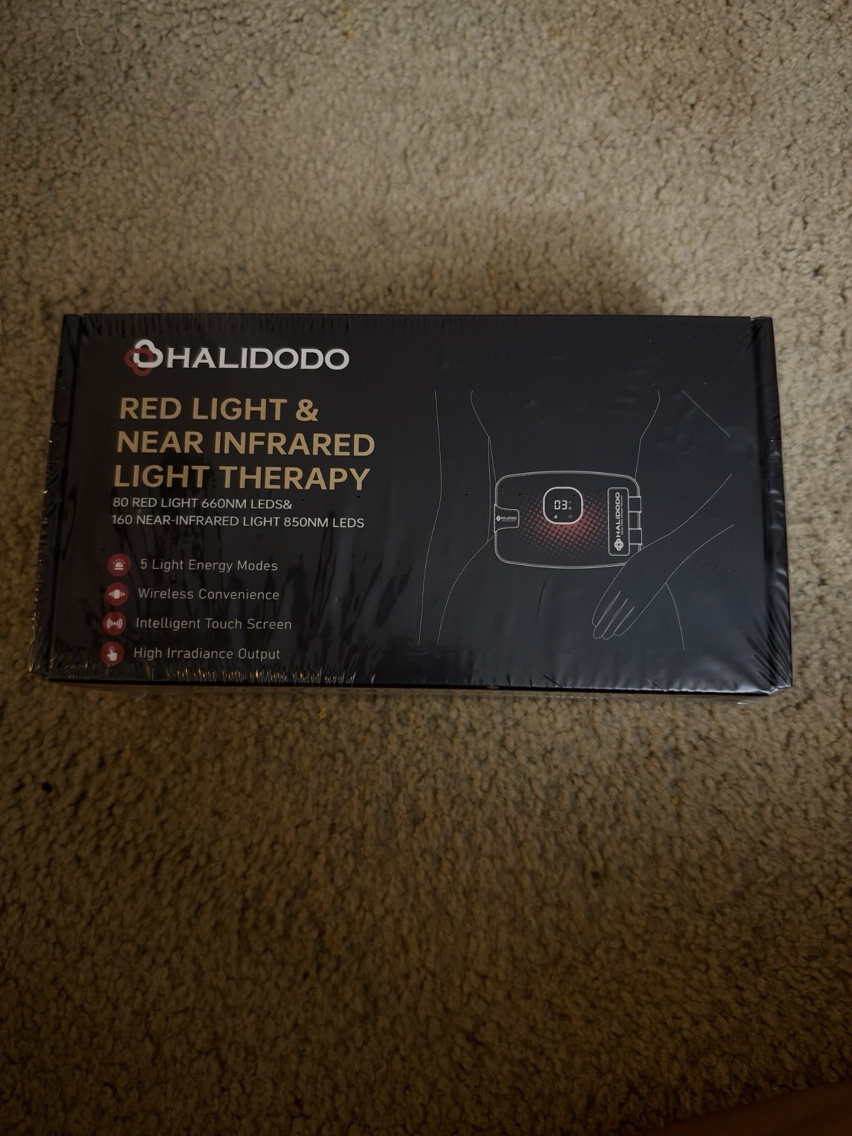 HALIDODO Red Light & Near Infrared Light Therapy Pad for Body - Brand New HALIDODO Red Light & Near Infrared Light Therapy Pad for Body - Brand New