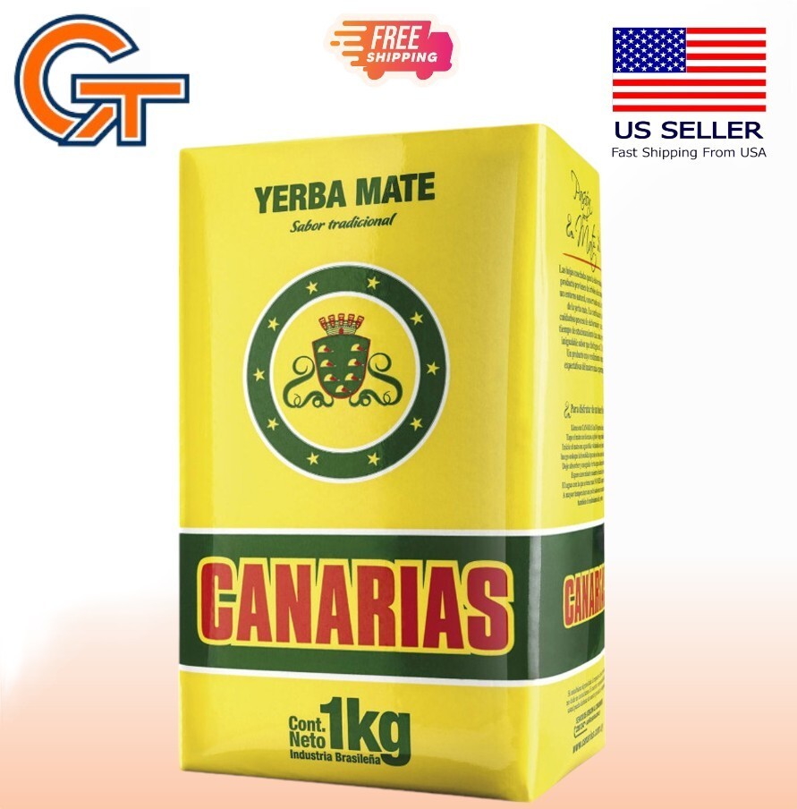 YERBA MATE CANARIAS   1 KG /2.2 LB -  FROM USA
