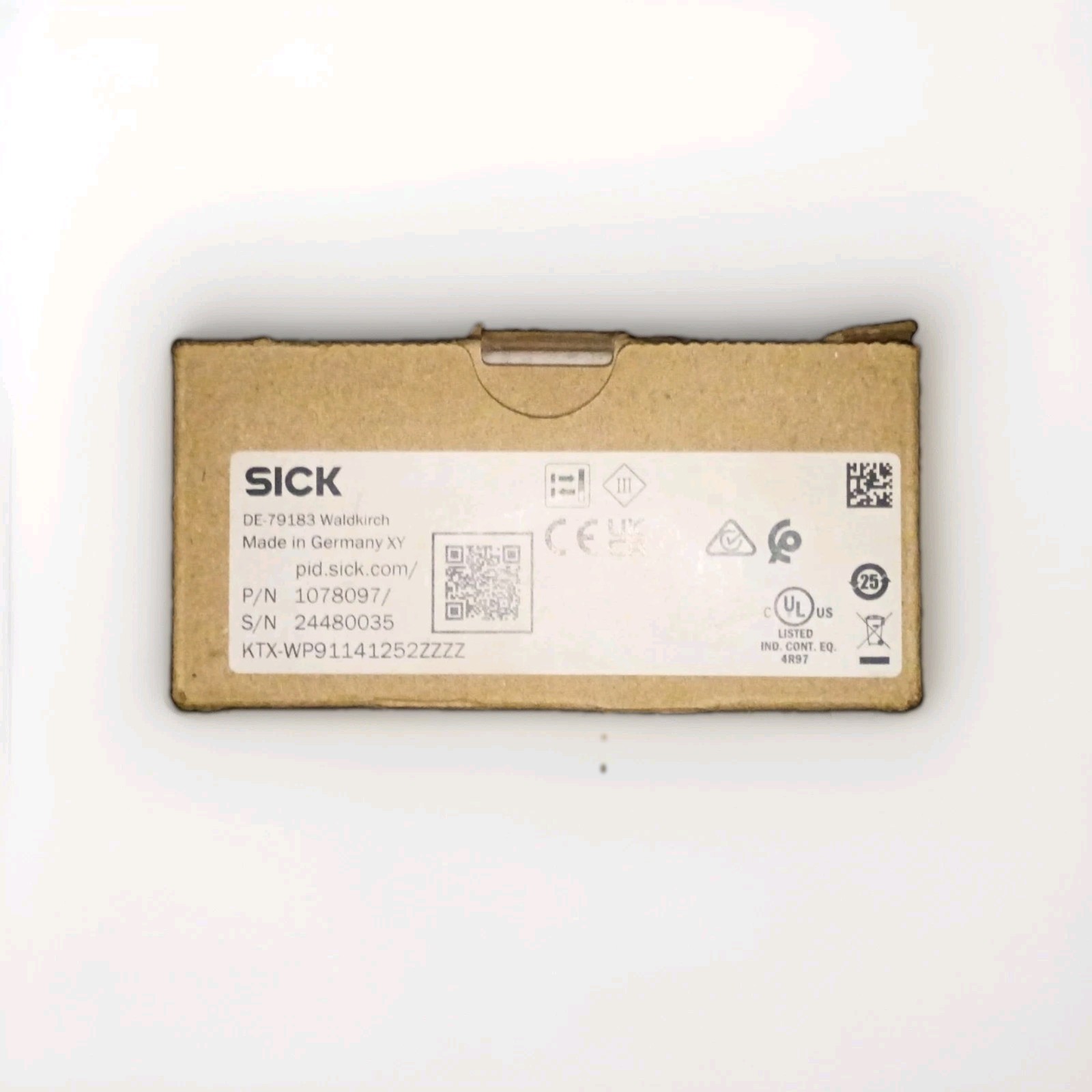 SICK 1078097 KTX-WP91141252ZZZZ Sensor *NEW*FREE SHIP* SICK 1078097 KTX-WP91141252ZZZZ Sensor *NEW*FREE SHIP*