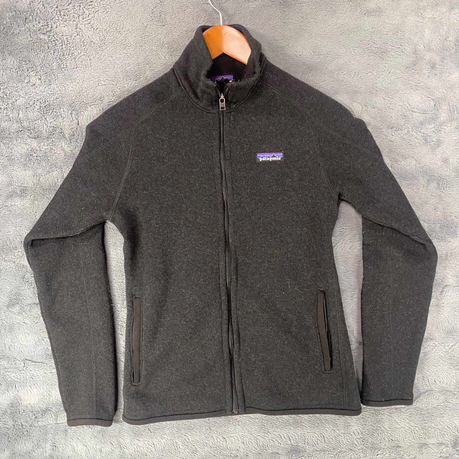 Patagonia Women\'s Better Sweater Jacket Full Zip Black Size Small Patagonia Women\'s Better Sweater Jacket Full Zip Black Size Small