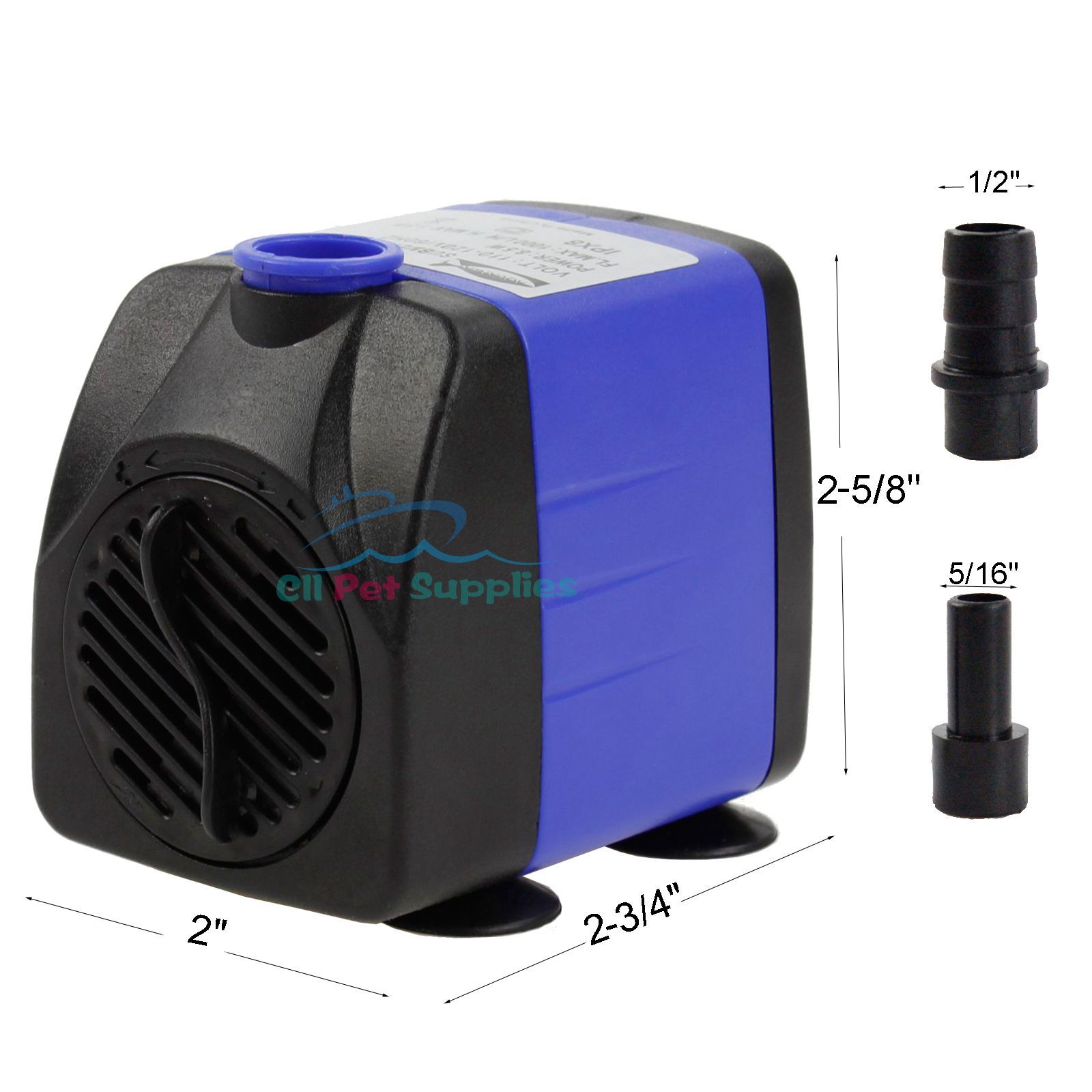 Aquarium Water Pump Submersible Fountain Pond Pump Hydroponics