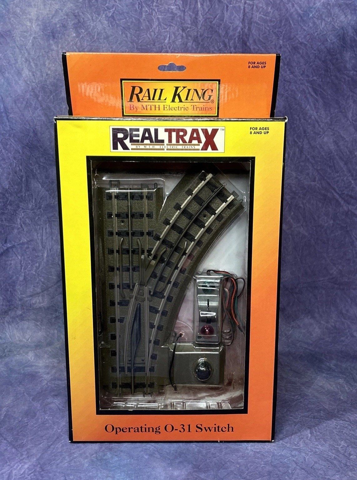 MTH Rail King O Gauge 40-1004 RealTrax Operating O-31 Right Hand Switch MTH Rail King O Gauge 40-1004 RealTrax Operating O-31 Right Hand Switch