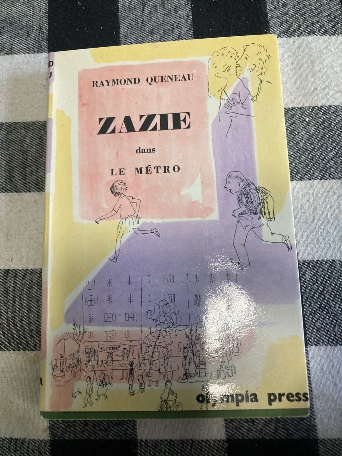 Raymond Queneau ZAZIE DANS LE METRO  1959 vintage 1st English OLYMPIA PRESS DJ