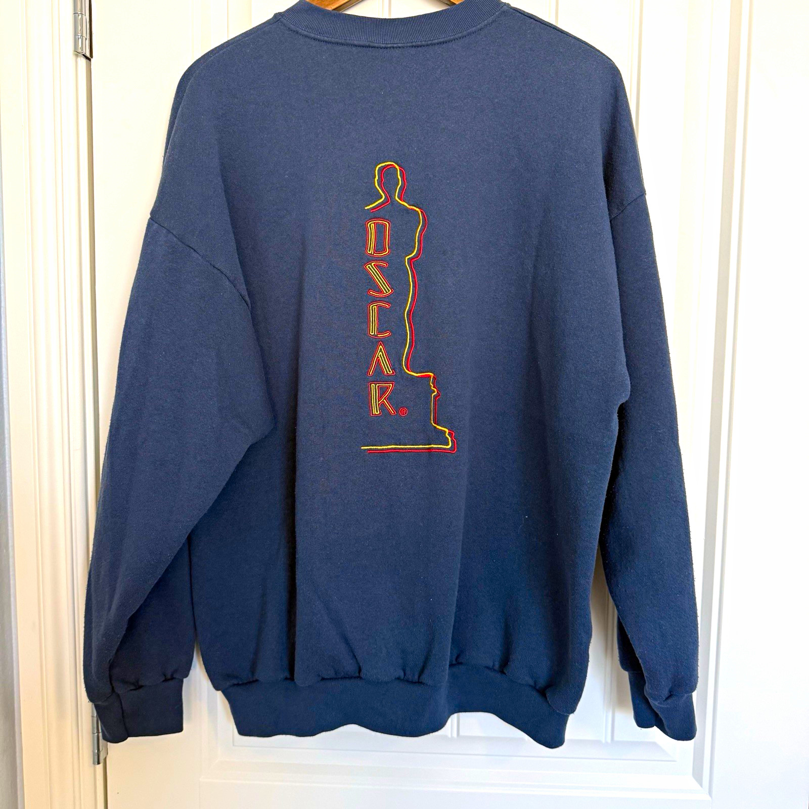 Vintage 1998 Oscars 70th Academy Awards Crewneck Sweatshirt Navy Blue Crew XL