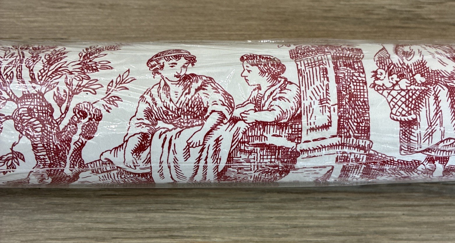Waverly Wallpaper French Country Toile Prepasted 1 Double roll= 60.75 Sq Ft NOS