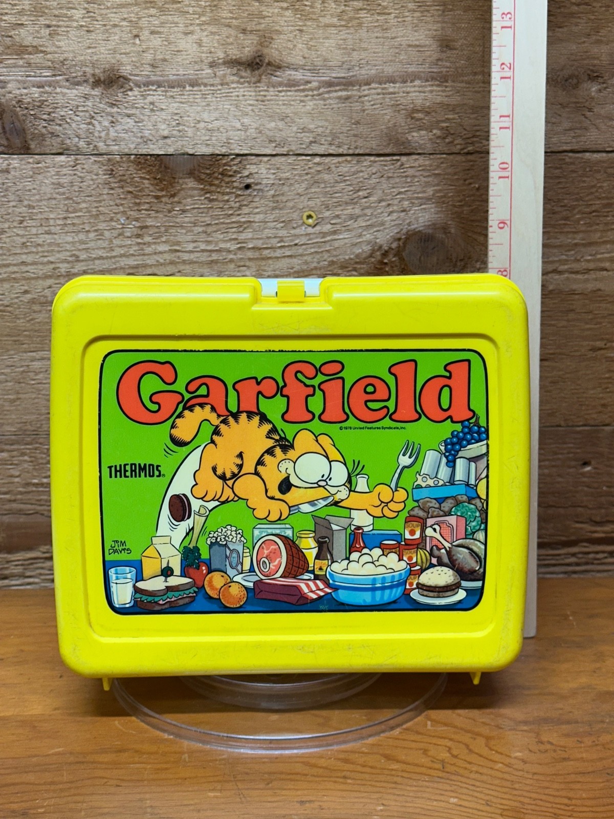 Garfield Lunch Box And Thermos Vintage 1978 United Features Syndicate Inc
