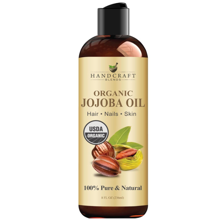 Handcraft USDA Organic Jojoba Oil 8 fl. oz – 100% Pure & Natural for Skin, Face,