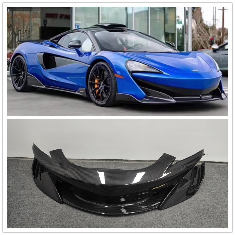 Fits For McLaren 540C 570S 600LT Style Carbon Fiber Front Bumper Splitter Cover
