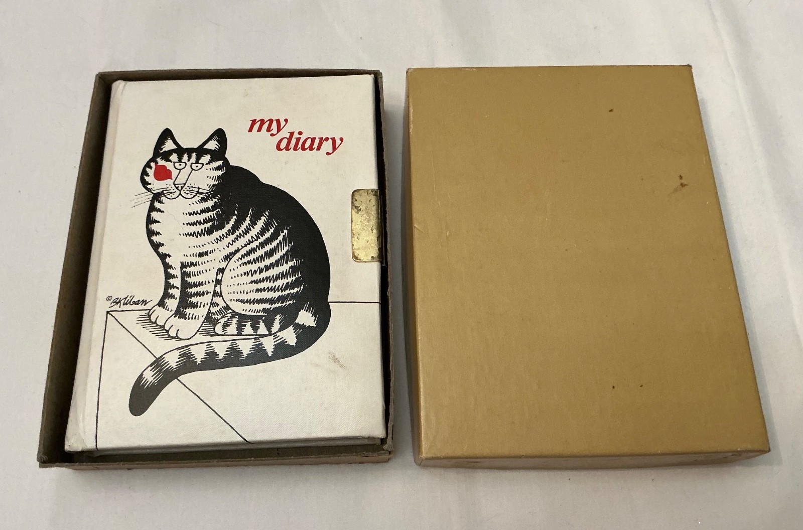 Vintage One Year Diary B. Kliban Cat Boxed Unused Journal 1980