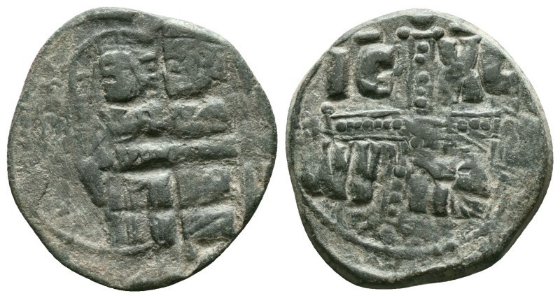 🔥EXTREMELY RARE-REVERSES OF MICHAEL IV/ROMANUS III-1028-1041-27.2mm/8.65g-F