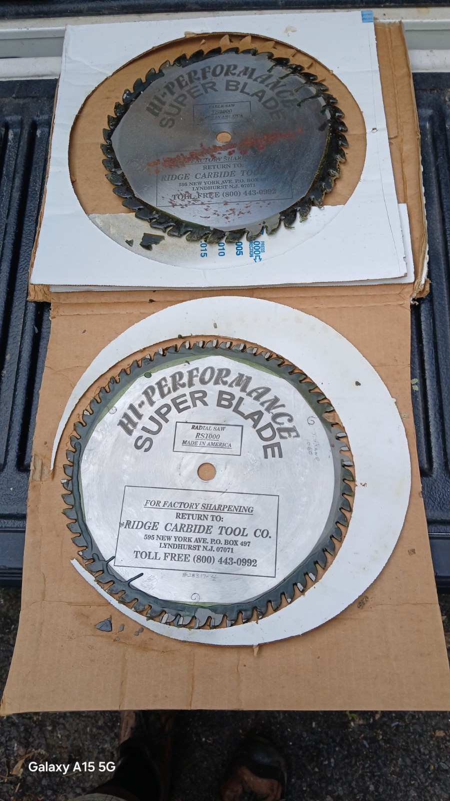 2 Ridge High Performance Carbide Saw Blades TS 2000 40 Teeth 2 Ridge High Performance Carbide Saw Blades TS 2000 40 Teeth