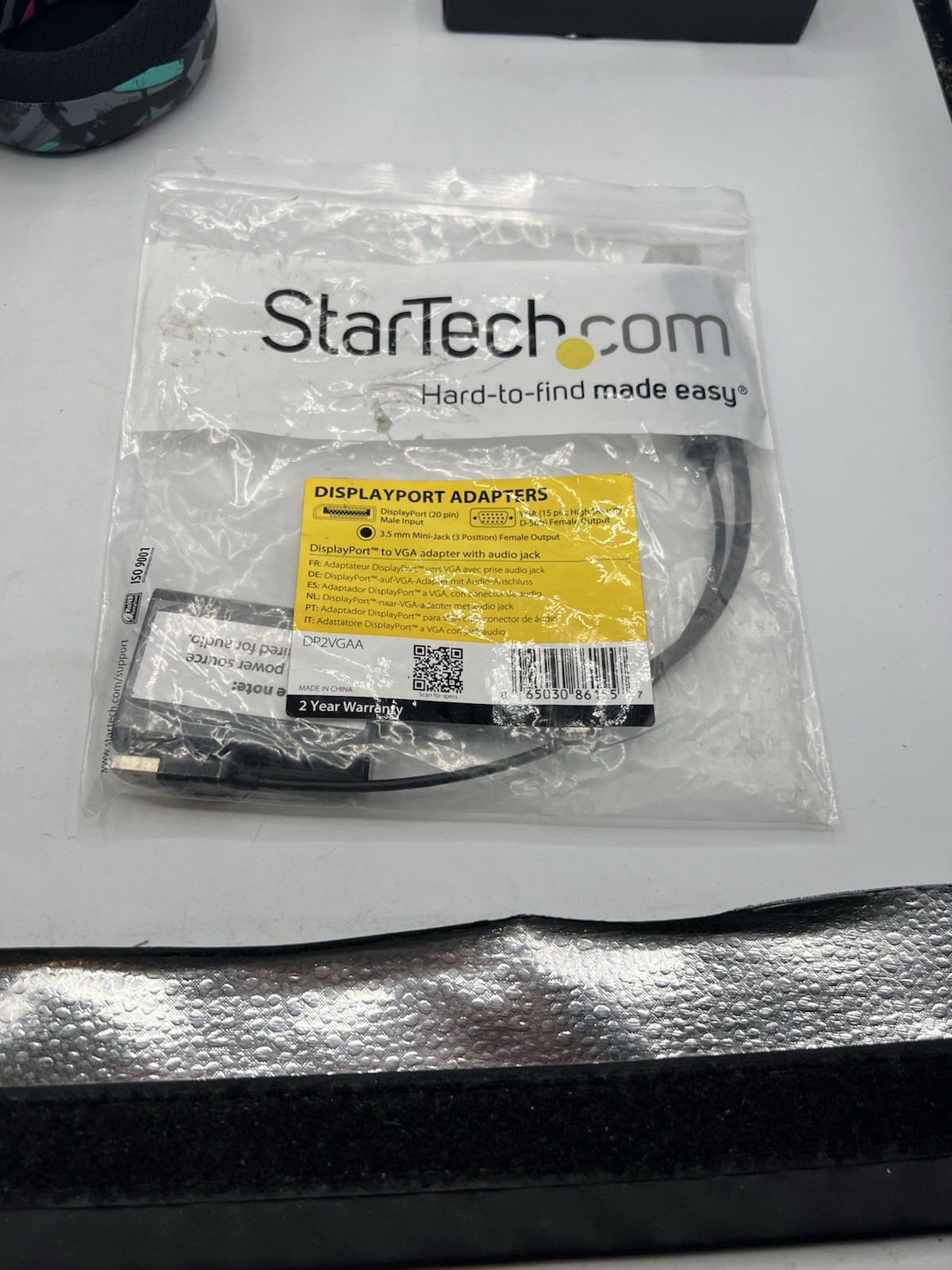 StarTech.com DP2VGAA DisplayPort to VGA Adapter with Audio - DP to VGA Converter
