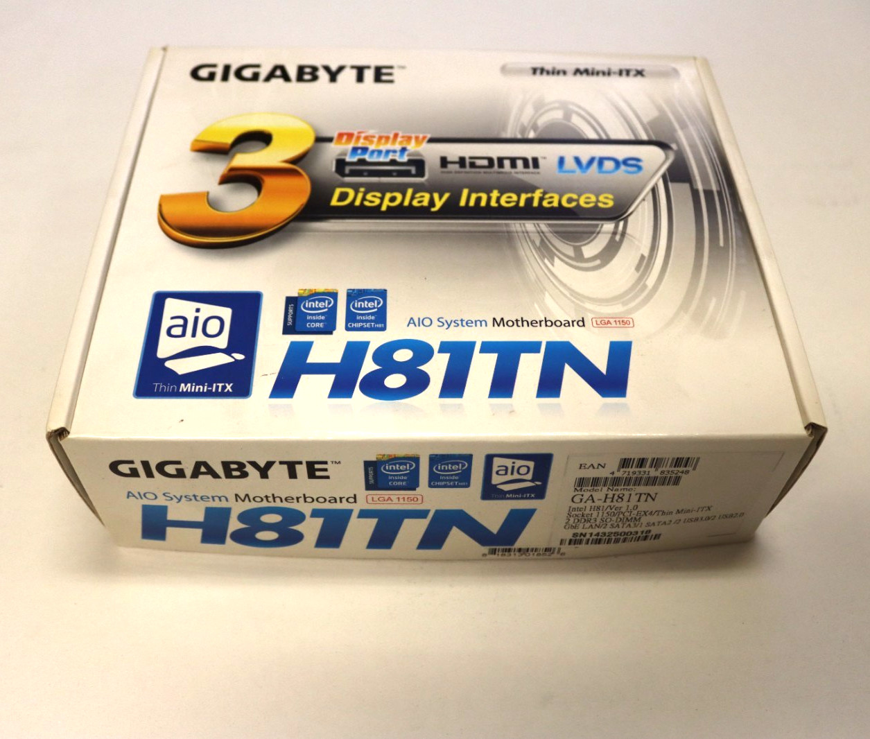 GIGABYTE GA-H81TN, Motherboard, New Old Stock, Never Installed GIGABYTE GA-H81TN, Motherboard, New Old Stock, Never Installed