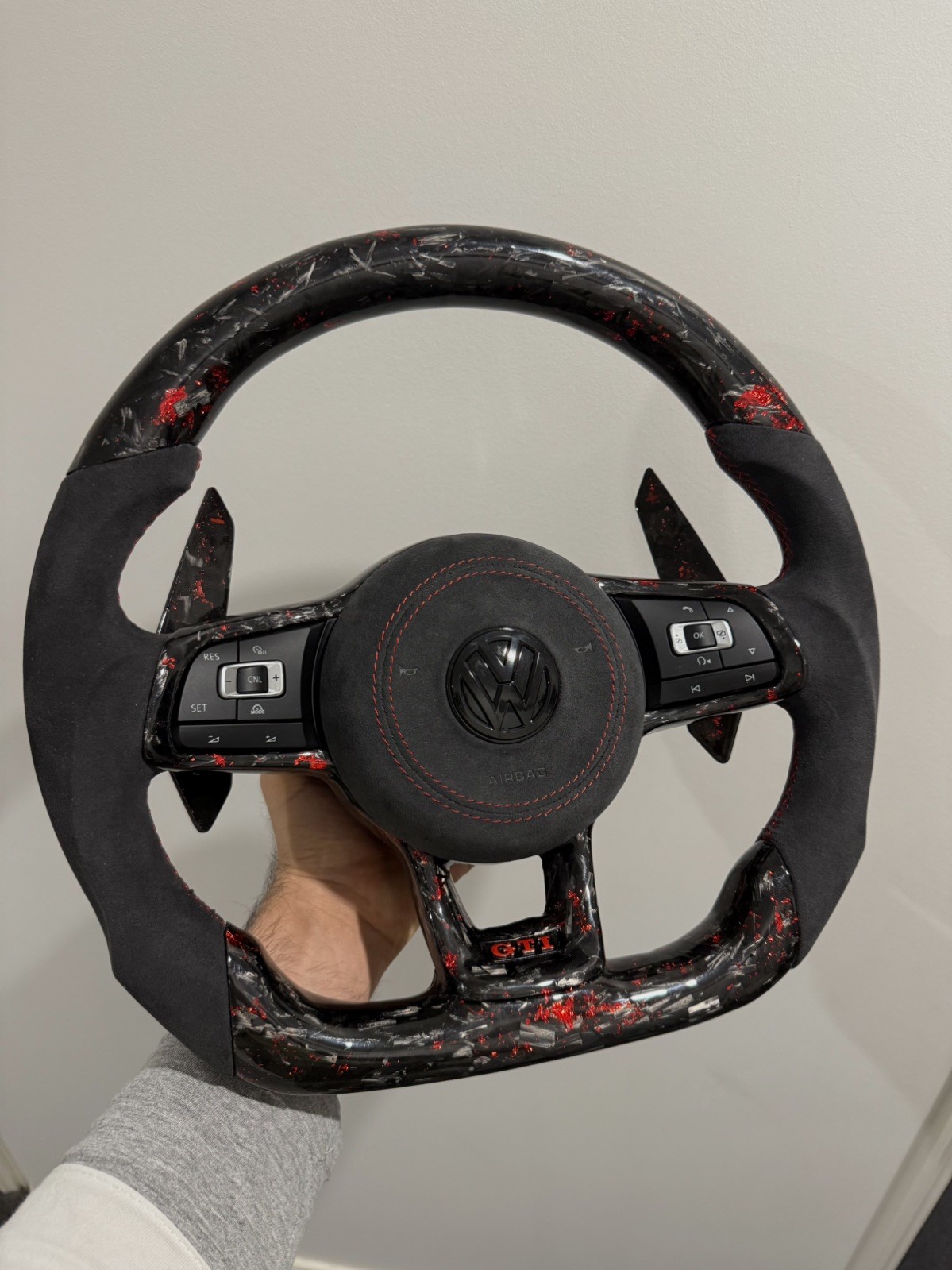 2014-2020 Volkswagen Golf GTI MK7 & MK7.5 Forged Carbon Fibre Steering Wheel