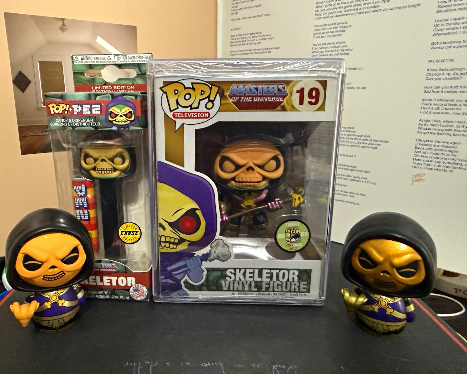Funko Pop Skeletor #19 SDCC 2013 Exclusive 480pc Pez and Dorbz