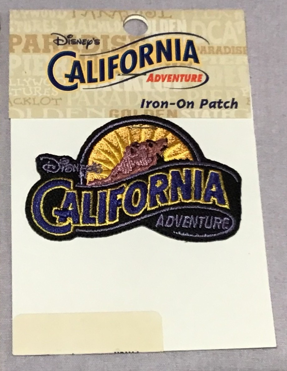 Vintage DISNEY’S CALIFORNIA ADVENTURE Bear Character Patch Embroidered NOS NEW