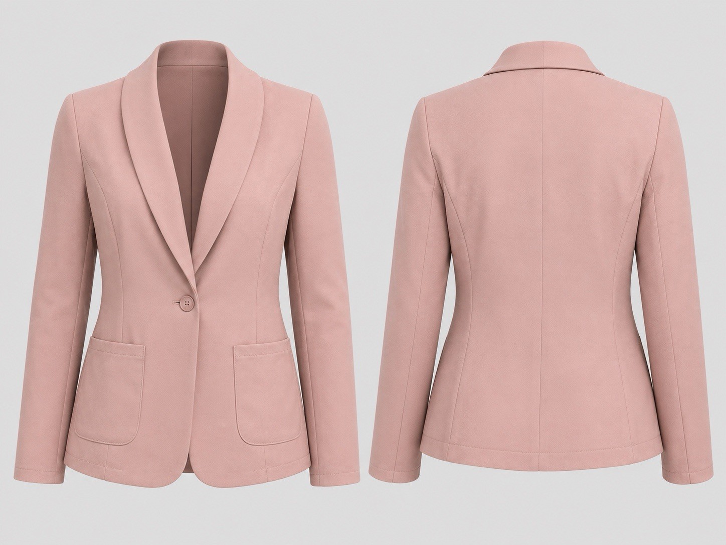 NWT Emery Rose Size Large Women’s Pink  Blazer Top