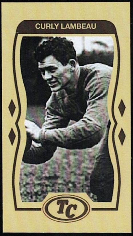CURLY LAMBEAU - Tobacco Classic FOOTBALL Card - CO-FOUNDER GREEN BAY PACKERS
