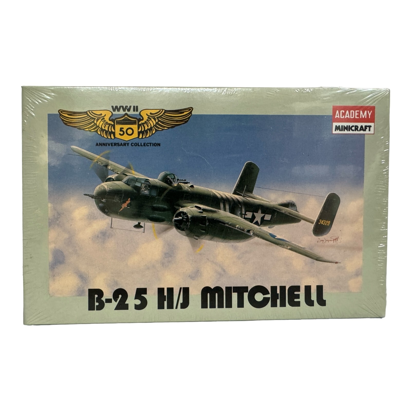 Academy Minicraft B-25 H/J Mitchell WWII 50 Anniversary  No. 4405 Scale 1:144