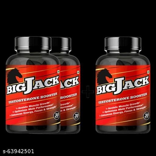 #XXXL NEW BIG JACK MENS STRENGTH CAPSULE PACK OF 2