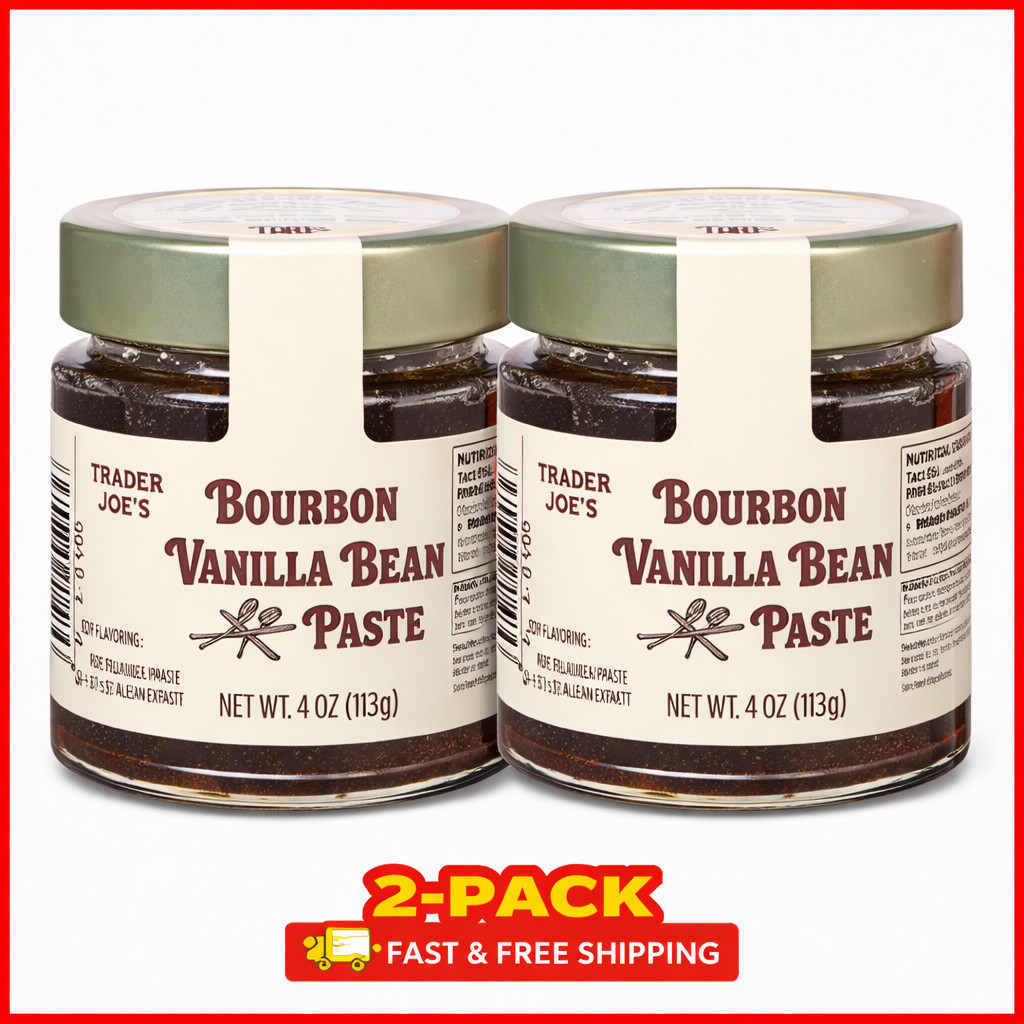 2-Pack Trader Joe\'s Bourbon Vanilla Bean Paste 2-Pack Trader Joe\'s Bourbon Vanilla Bean Paste